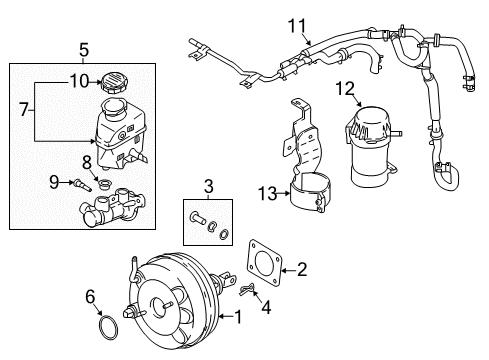 2019 Kia Stinger Hydraulic System Hose Assembly-INTENSIFIE Diagram for 59120J5000