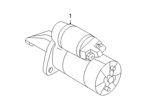 2008 Nissan Sentra Starter Motor Assy-Starter Diagram for 23300-EN20A
