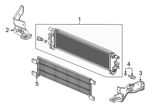 2019 Acura MDX Radiator & Components Radiator (Toyo) Diagram for 1J010-5WS-A01