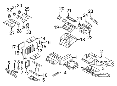 2004 Chevrolet Trailblazer Air Conditioner Hose & Tube Assembly Diagram for 15185275