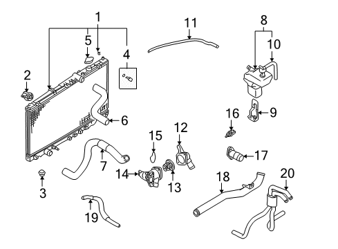 2005 Chrysler Sebring Powertrain Control Control-Engine & Automatic Transmission Electronic Diagram for 1860A017