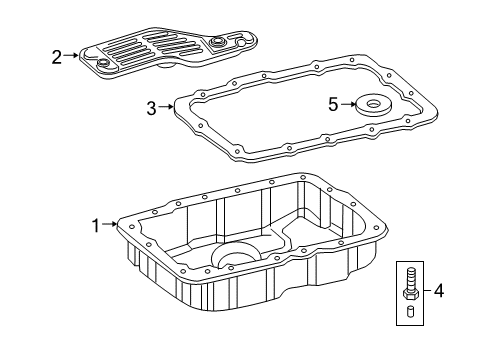 2007 Ford Explorer Sport Trac Automatic Transmission Screen Diagram for 6L2Z-7A098-AA