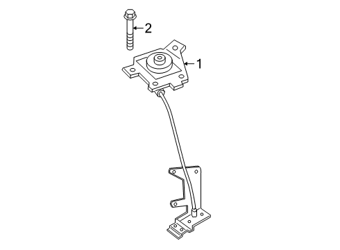 2020 Hyundai Palisade Spare Tire Carrier Carrier Assembly-Spare Wheel Diagram for 62800-S8000