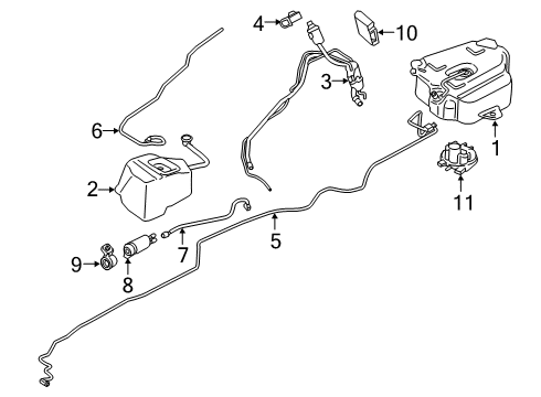 2018 BMW 540d xDrive Emission Components Control Unit Scr Diagram for 16197491123