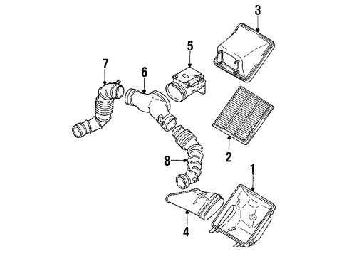 1992 Dodge Stealth Powertrain Control Control-Unit, Engine Electronic Diagram for MD159966