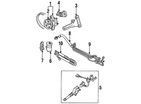 1991 Acura Legend Instruments & Gauges Meter Assembly, Temperature Diagram for 78135-SP0-A01