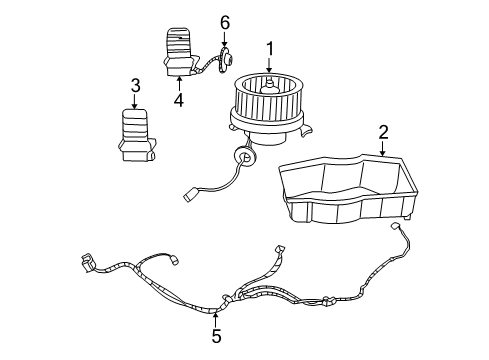 2003 Chrysler Concorde Automatic Temperature Controls Wiring-A/C And Heater Diagram for 4760451