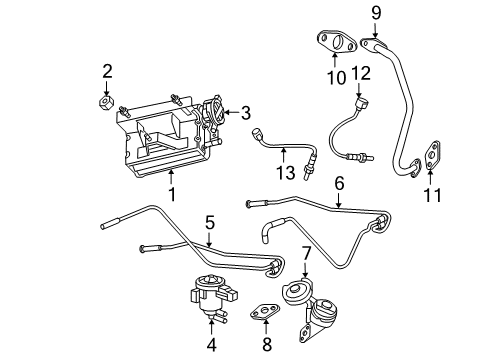 2007 Jeep Grand Cherokee Powertrain Control Powertrain Control Generic Module Diagram for RL030306AE