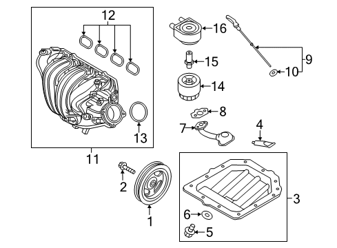 2018 Kia Optima Throttle Body Body Assembly-Throttle Diagram for 351002E610