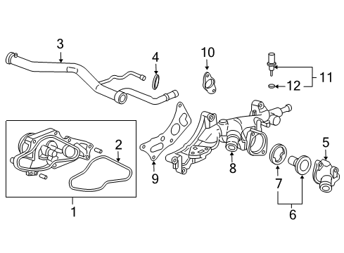 2004 Acura TL Powertrain Control Control Module, Engine (Rewritable) Diagram for 37820-RDA-A57