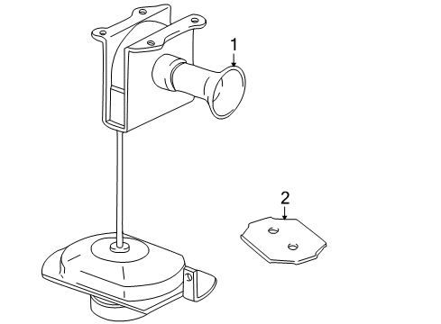 2002 Toyota 4Runner Carrier & Components - Spare Tire Spare Carrier Diagram for 51900-35230