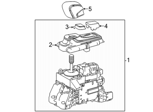 2022 Lexus NX250 Center Console HOUSING, POSITION IN Diagram for 35971-78010
