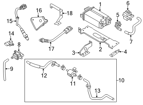 2013 Infiniti QX56 Powertrain Control Blank Engine Control Module Diagram for 23703-1ZT0A