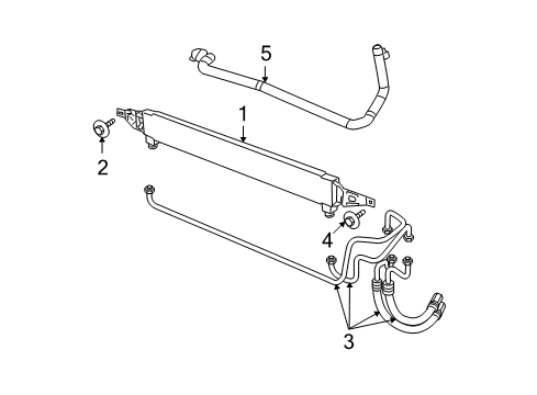 2009 Dodge Caliber Trans Oil Cooler Screw Diagram for 5191254AA