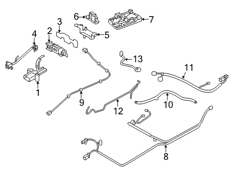 2022 Nissan LEAF Electrical Components Filter Assy-Noise Diagram for 299H4-3NF0B