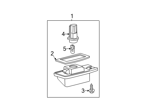 Diagram for 2003 Nissan Murano License Lamps
