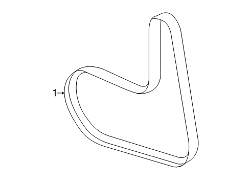 2013 Ford Fiesta Belts & Pulleys Serpentine Belt Diagram for BE8Z-8620-A