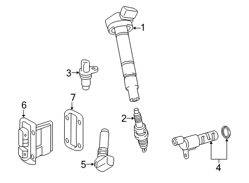 2015 Toyota Tundra Powertrain Control ECM Diagram for 89661-0CP02