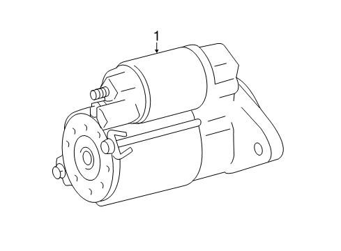 2018 Toyota Tacoma Starter Starter Diagram for 28100-0C130