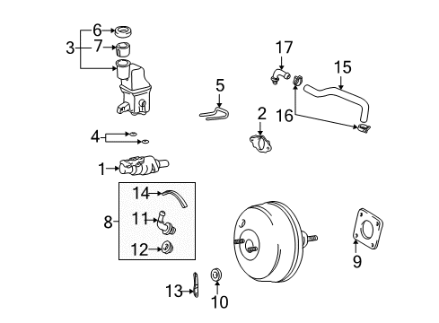 2002 Toyota Highlander Hydraulic System Hose, Union To Check Valve Diagram for 44773-48080