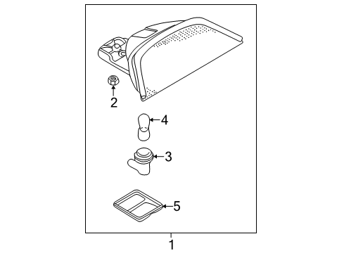 2002 BMW 540i High Mount Lamps Bulb Socket Diagram for 63258375599