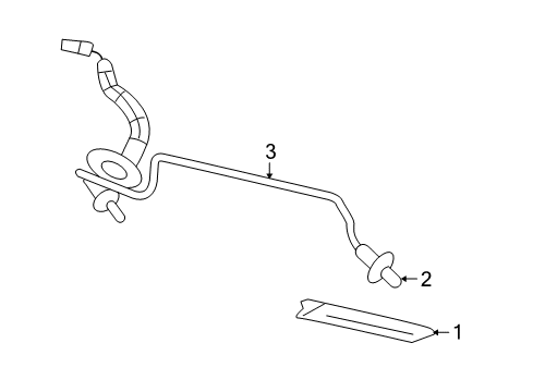 2019 Dodge Grand Caravan Bulbs Wiring-License Lamp Diagram for 68102260AA