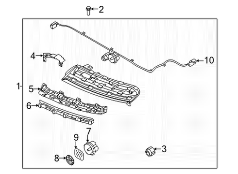 2022 Kia Seltos Daytime Running Lamp Components Dust Cover-HEADLAMP Diagram for 92140J2000