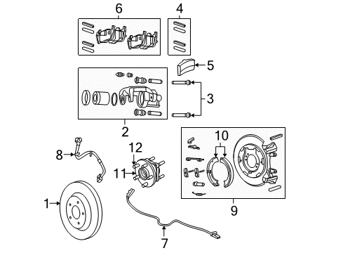 2005 Jeep Grand Cherokee Brake Components Hose-Brake Diagram for 52089260AD
