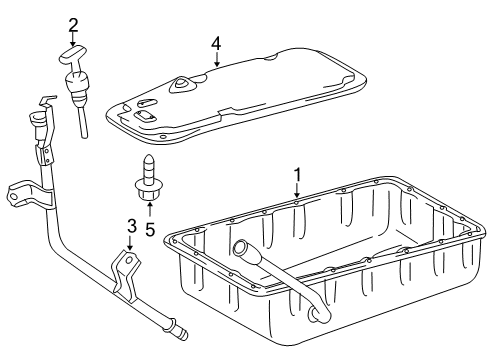 2010 Toyota 4Runner Automatic Transmission Dipstick Diagram for 35103-60270