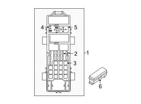 2016 Jeep Wrangler Fuse & Relay Holder-Fuse Diagram for 68235363AA