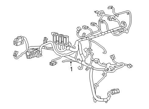 2016 Chevrolet Malibu Wiring Harness Engine Harness Diagram for 23394748