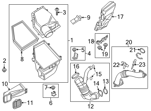 2018 BMW 640i xDrive Gran Turismo Powertrain Control Oxygen Sensor Diagram for 11788644371