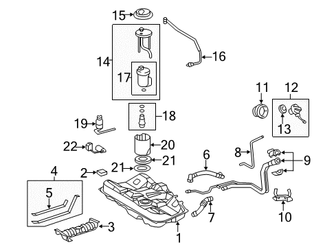 2010 Toyota Camry Senders Mount Strap Diagram for 77602-06070