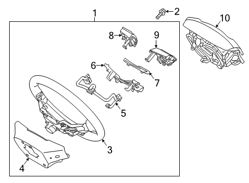 2021 Kia Sedona Cruise Control Unit Assembly-Smart Cruise Diagram for 96400A9600