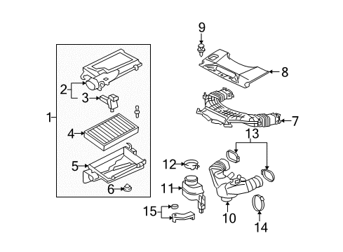 2011 Lexus LS460 Powertrain Control Engine Control Computer Diagram for 89661-50F81