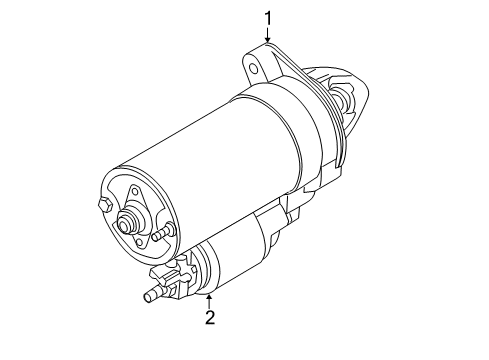 2018 BMW X5 Starter Starter Diagram for 12418607569