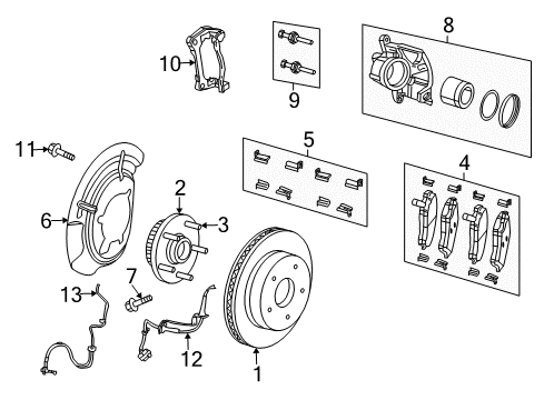 2011 Dodge Nitro Anti-Lock Brakes Anti-Lock Brake System Module Diagram for 68089115AA