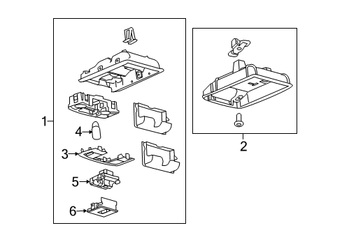 2015 Ford F-250 Super Duty Bulbs Switch Diagram for 9L3Z-15B691-AA