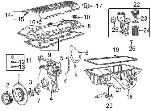 1997 BMW 528i Filters Oil Levelling Sensor Diagram for 12617508002