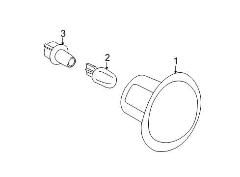 2017 Ford Transit Connect Side Repeater Lamps Socket Diagram for BU2Z-14S411-APA