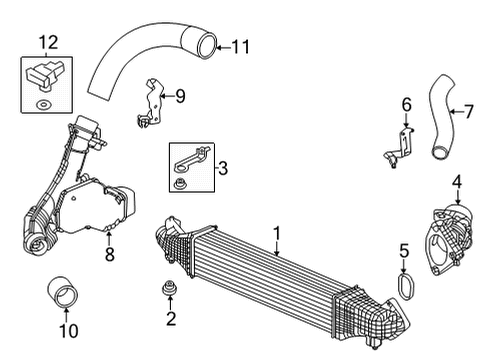 2021 Acura TLX Powertrain Control HOSE Diagram for 17291-6S9-A02