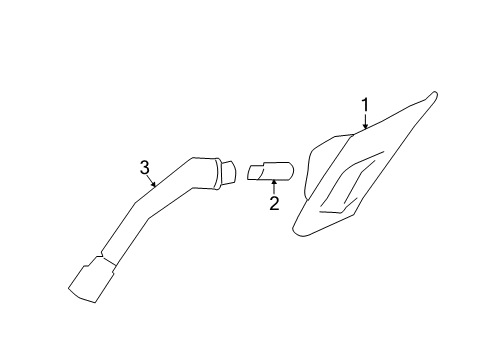 2016 Scion FR-S Bulbs Side Marker Lamp Diagram for SU003-02541