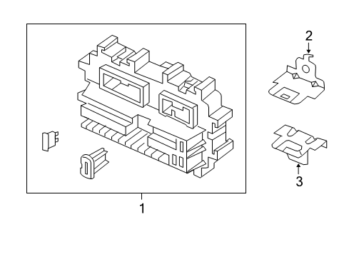 2008 Infiniti M35 Fuse & Relay Block-Junction Diagram for 24350-EH10A
