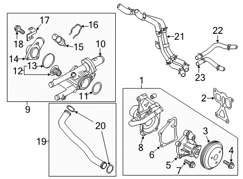 2017 Kia Sportage Powertrain Control Pac K Diagram for 391002GHV1