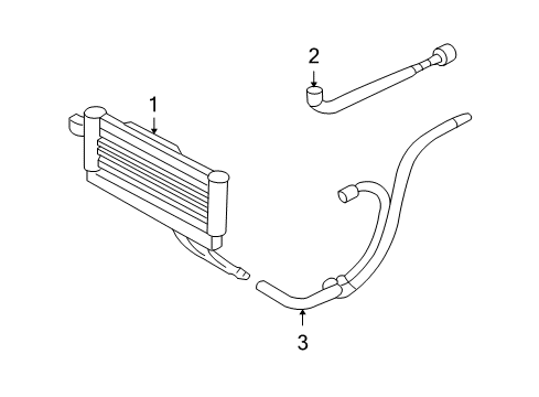 2007 Kia Optima Oil Cooler Cooler Assembly-Oil Diagram for 254602G000