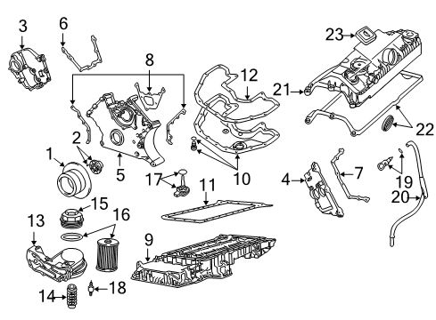 2004 BMW 760i Filters Dipstick Diagram for 11437534249