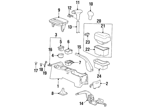 2000 Saturn SL2 Front Door Regulator Diagram for 21170780