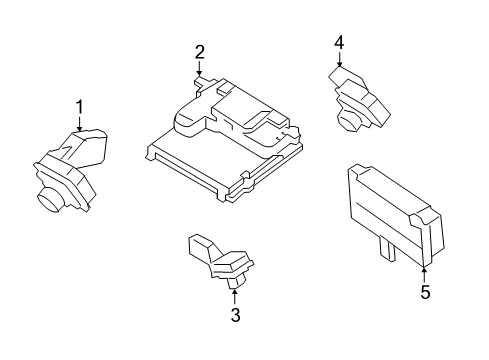 2021 Ford Expedition Electrical Components Control Module Diagram for JL1Z-19H405-A