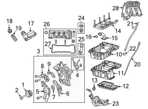 2021 Jeep Cherokee Filters Element-Air Cleaner Diagram for 68245310AA