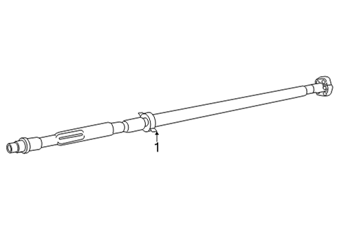 2021 BMW 228i xDrive Gran Coupe Drive Shaft - Rear Asa-Bolt Diagram for 26117621344